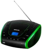 Магнитола Sencor SPT 1600 BGN, CD/-R/-RW, MP3, Черный с зелёным
