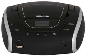 CD player Sencor SPT 1600 BS, CD/-R/-RW, MP3, Negru cu sur
