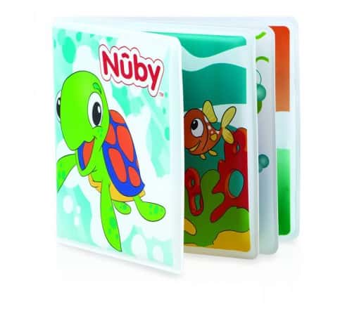 Nuby ID4755 Игрушка для ванной "Книжка с пищалкой".
