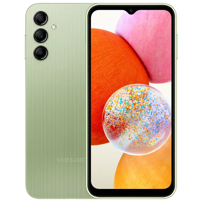 Смартфон Samsung Galaxy A14, 4Гб/64Гб, Светло-зелёный