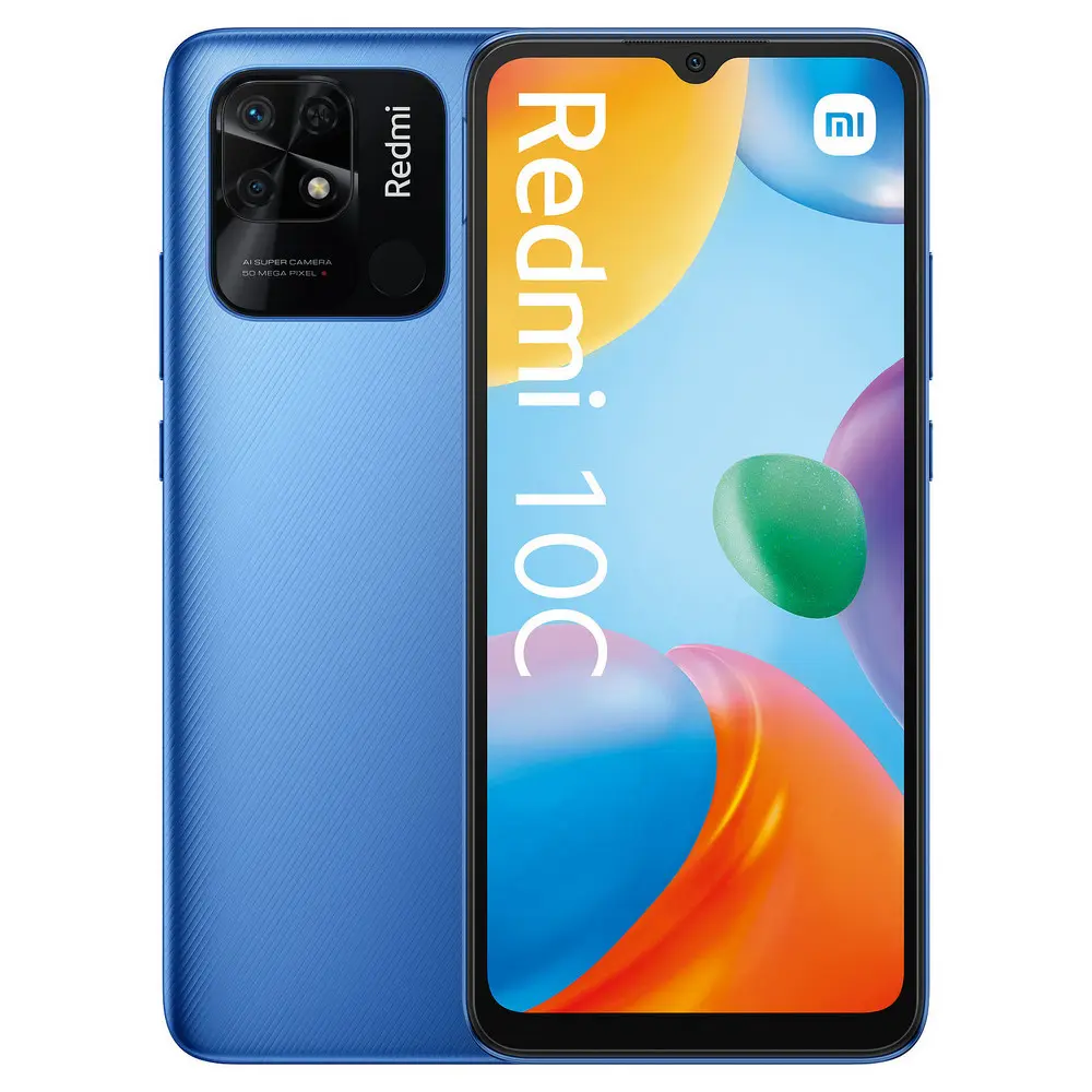 Смартфон Xiaomi Redmi 10C, 4Гб/64Гб, Ocean Blue