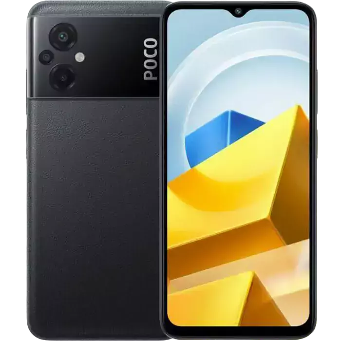 Смартфон Xiaomi Poco M5, 4Гб/128Гб, Чёрный